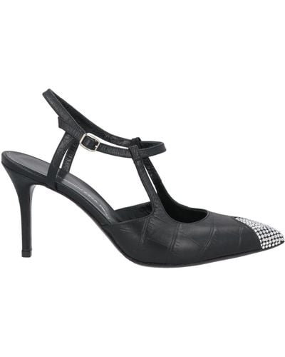 Alessandra Rich Court Shoes - Black
