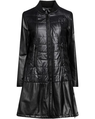 A.Testoni Overcoat & Trench Coat - Black