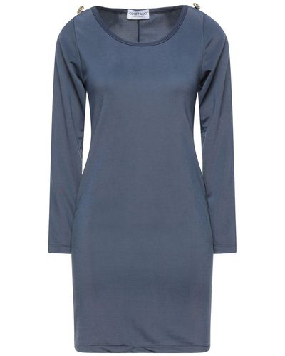 Odi Et Amo Mini Dress - Blue