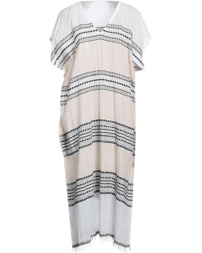 lemlem Midi Dress - White