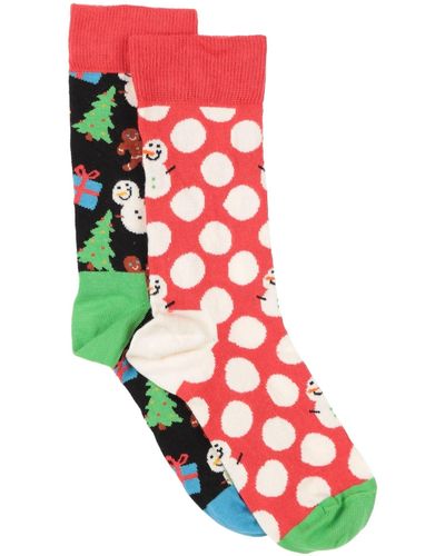 Happy Socks Socks & Hosiery - Red