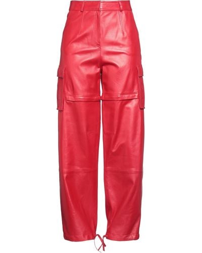 ANDREADAMO Trousers - Red