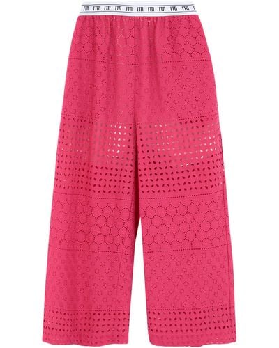 Isola Marras Cropped Trousers - Pink