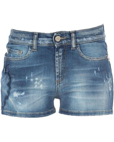 Frankie Morello Denim Shorts - Blue