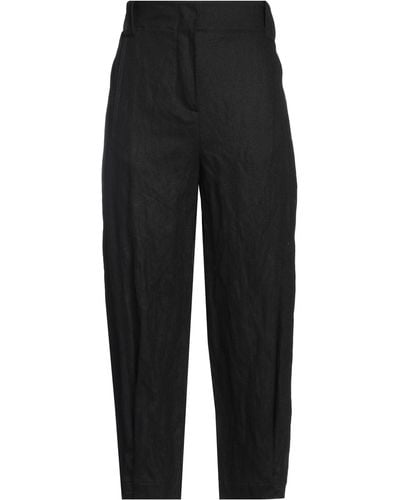 Alysi Trousers Polyester, Viscose, Elastane - Black