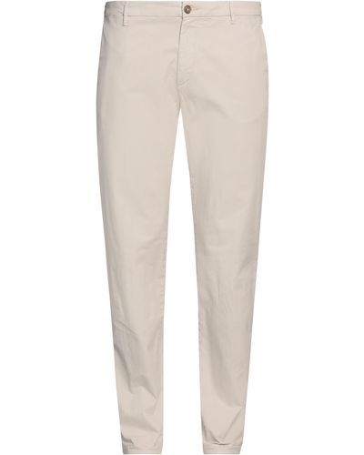 40weft Trousers Cotton, Elastane - Natural