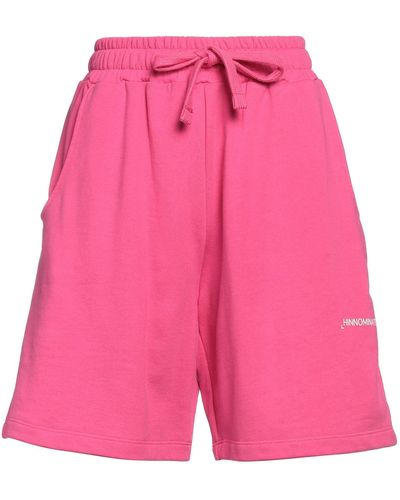 hinnominate Fuchsia Shorts & Bermuda Shorts Cotton - Pink
