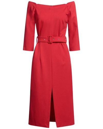 MEIMEIJ Midi Dress - Red