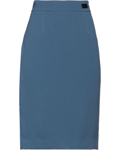 be Blumarine Midi Skirt - Blue