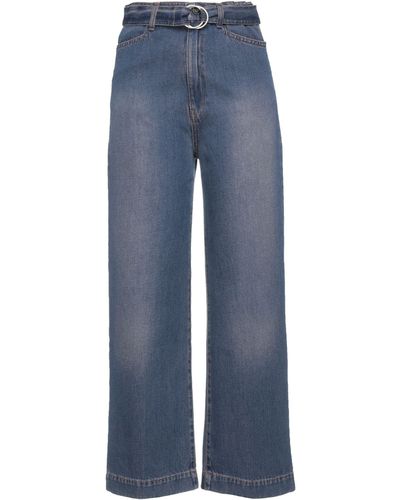 Ottod'Ame Pantalon en jean - Bleu