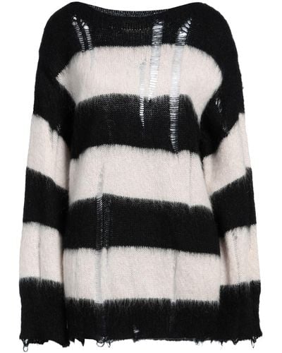 Kaos Cream Sweater Acrylic, Mohair Wool, Polyamide - Black