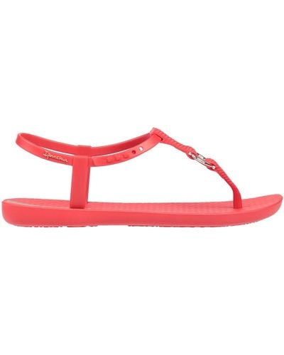 Ipanema Toe Post Sandals - Red