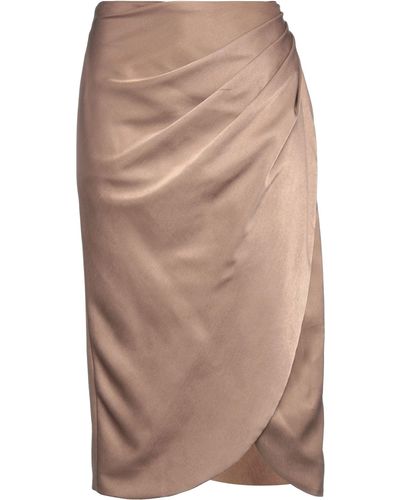 Glamorous Midi Skirt - Brown