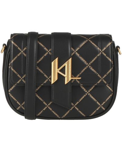 Karl Lagerfeld Bolso con bandolera - Negro