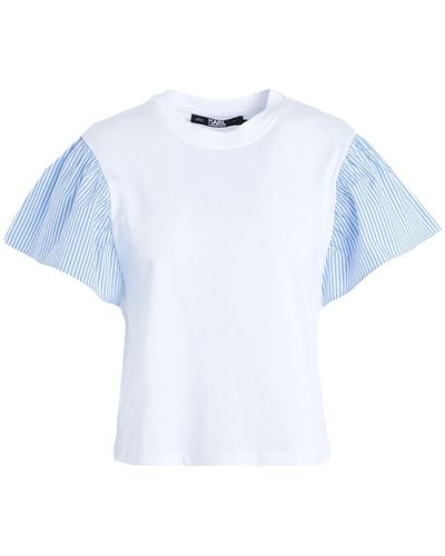 Karl Lagerfeld T-shirts - Blau