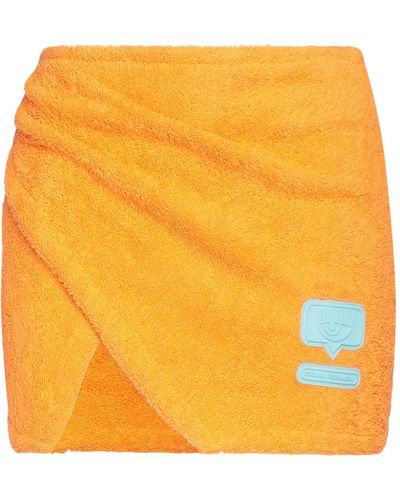 Chiara Ferragni Mini Skirt - Orange