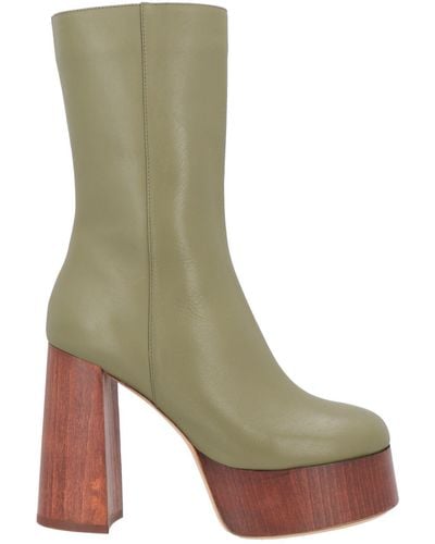 Gia Borghini Ankle Boots - Green