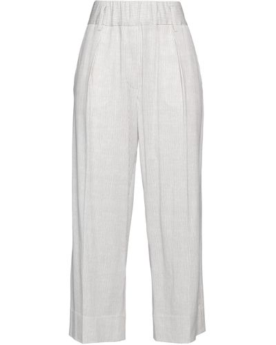 Circolo 1901 Pantaloni Cropped - Bianco