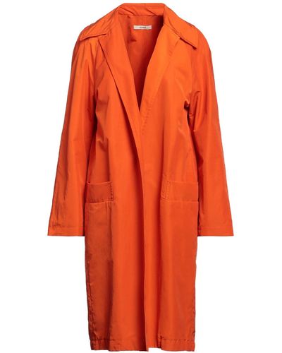 ODEEH Overcoat & Trench Coat - Orange