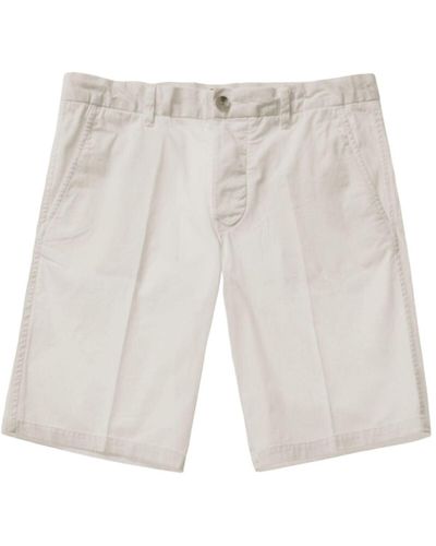 Blauer Shorts & Bermudashorts - Weiß