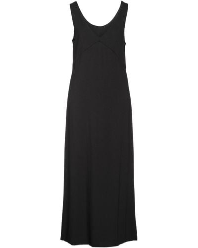 Satine Label Maxi Dress - Black