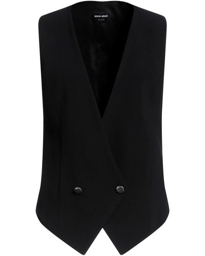 Giorgio Armani Tailored Vest - Black