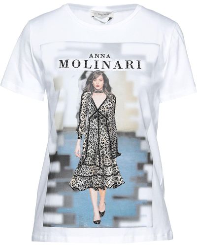 Anna Molinari T-shirts - Weiß