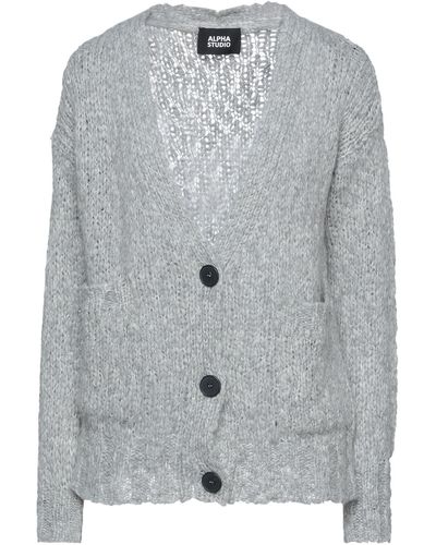 Alpha Studio Strickjacke - Grau