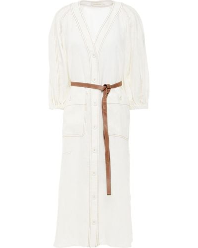 Zimmermann Midi Dress - White
