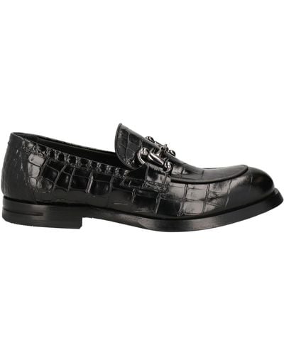 Giovanni Conti Loafers Leather - Black