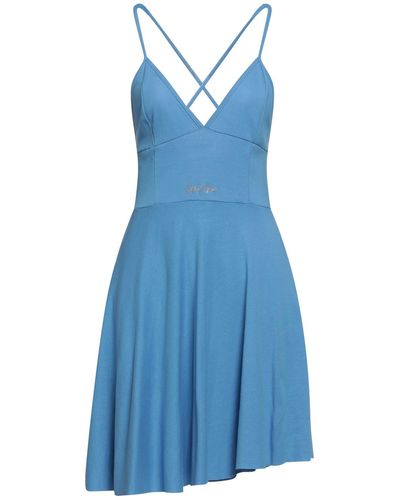 Odi Et Amo Mini Dress - Blue