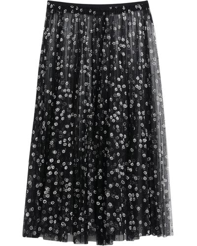 RED Valentino Midi Skirt - Black