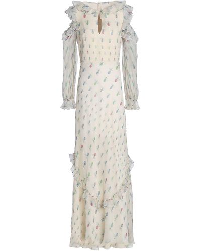 Vilshenko Long Dress - Natural