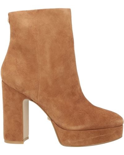 Guess Ankle Boots Leather - Brown