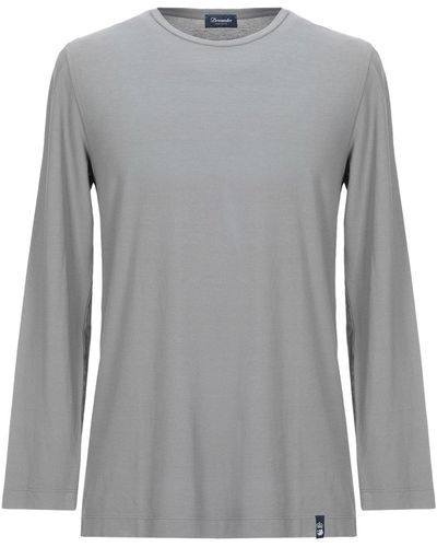 Drumohr T-Shirt Cotton - Gray
