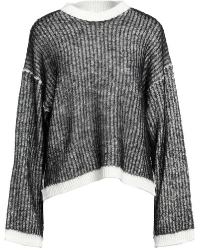 8pm Sweater Acrylic, Virgin Wool, Alpaca Wool, Mohair Wool, Polyamide - Gray