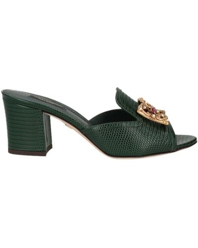 Dolce & Gabbana Sandale - Grün