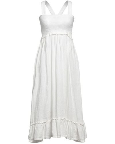 Yes-Zee Midi Dress - White