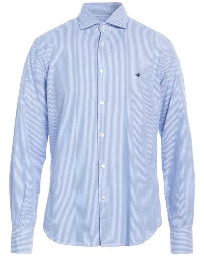 Brooksfield Azure Shirt Cotton - Blue