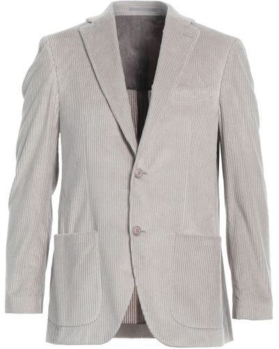 Fabio Inghirami Light Blazer Cotton - Gray