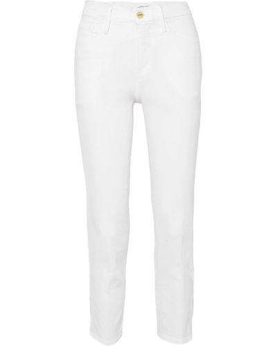 FRAME Pantaloni Jeans - Bianco
