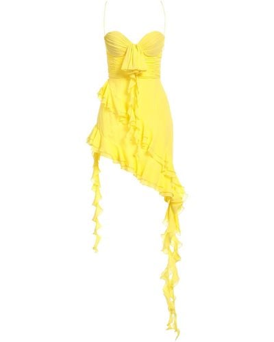 Alessandra Rich Mini-Kleid - Gelb