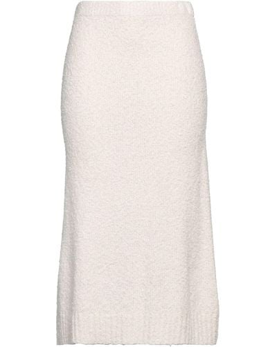 SMINFINITY Midi Skirt - White