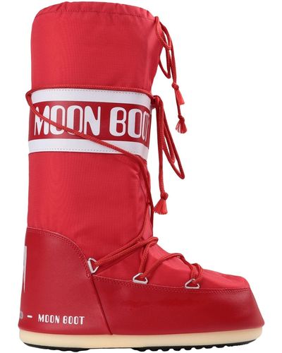 Moon Boot Botte - Rouge