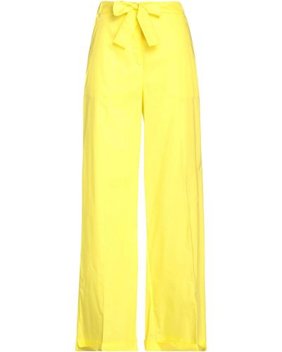 Semicouture Trousers - Yellow