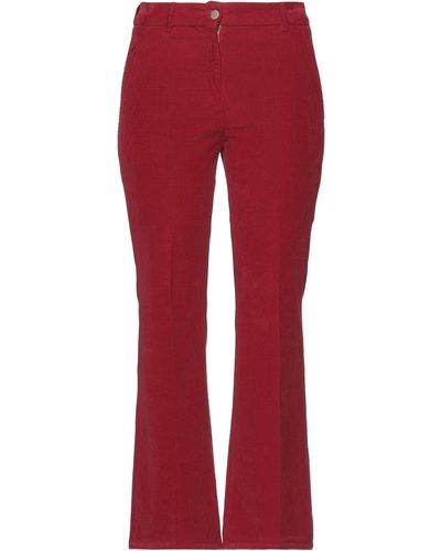 Incotex Pants Cotton, Elastane - Red