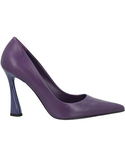 Eddy Daniele Court Shoes - Purple