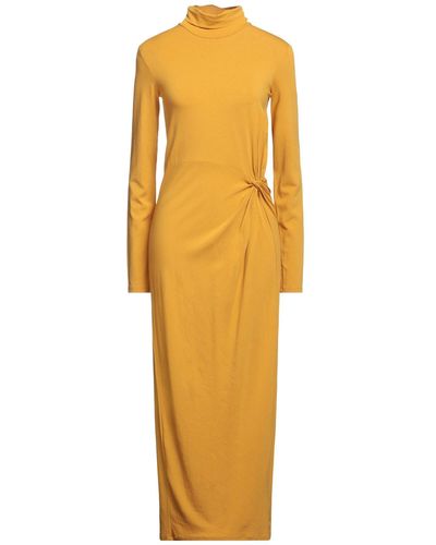 Ottod'Ame Vestido midi - Amarillo