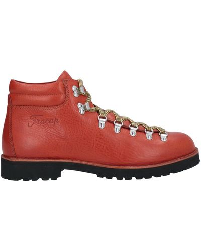 Fracap Ankle Boots - Red