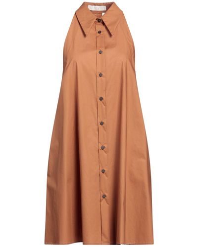 Tela Midi Dress - Brown